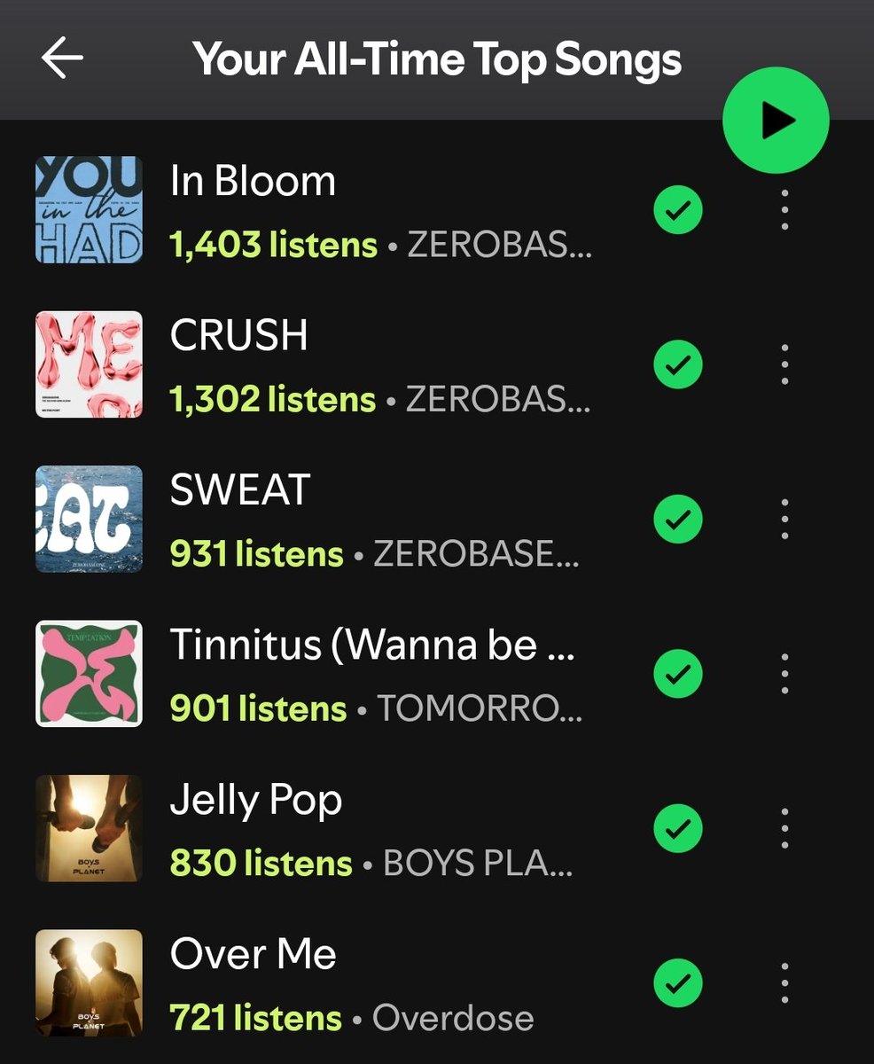 hneumie's tweet photo. txt being my most streamed artist but zb1 being more on my all time songs is so random https://t.co/OhWwjVglp7