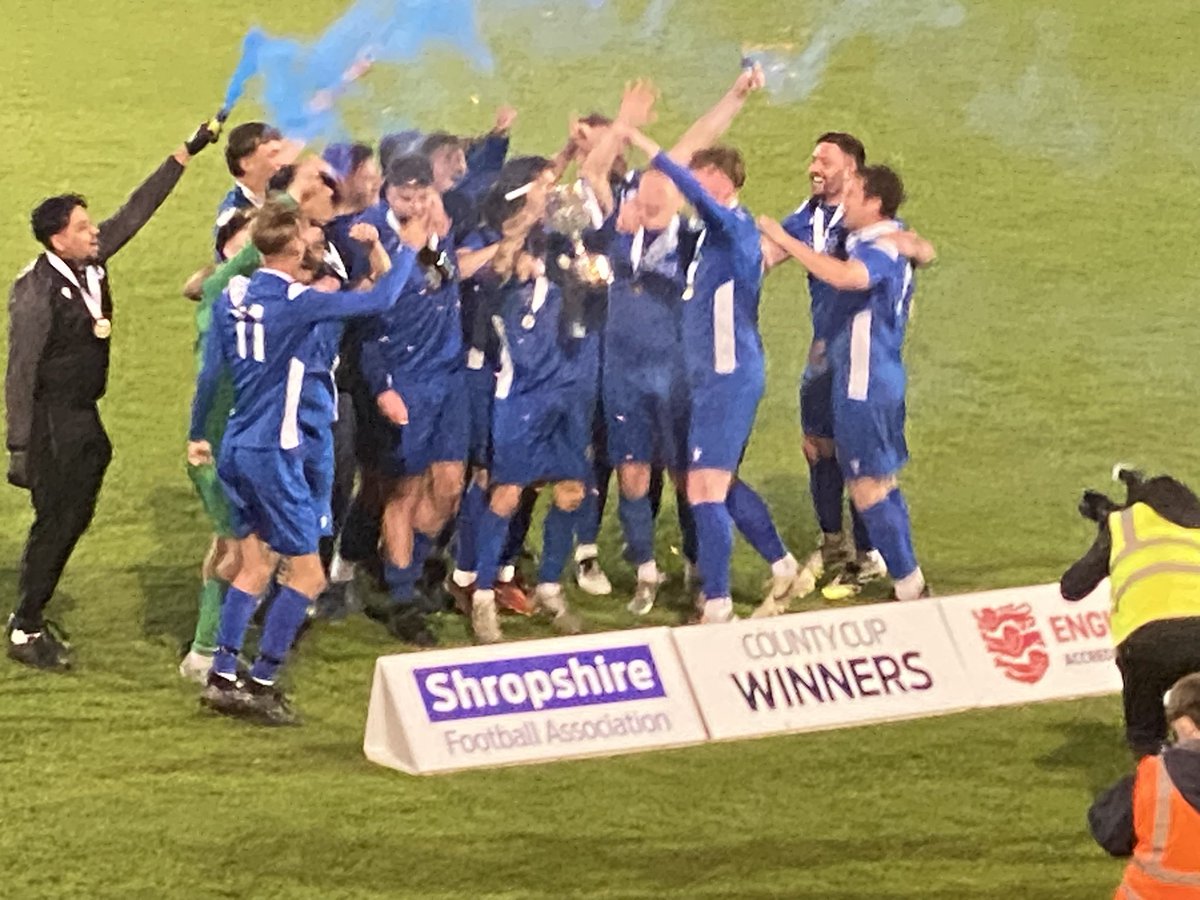 BelstaffBadge's tweet photo. AFC Bridgnorth (Sunday) County Cup winners - making it a Saturday &amp; Sunday double https://t.co/8BBl4zmAXx
