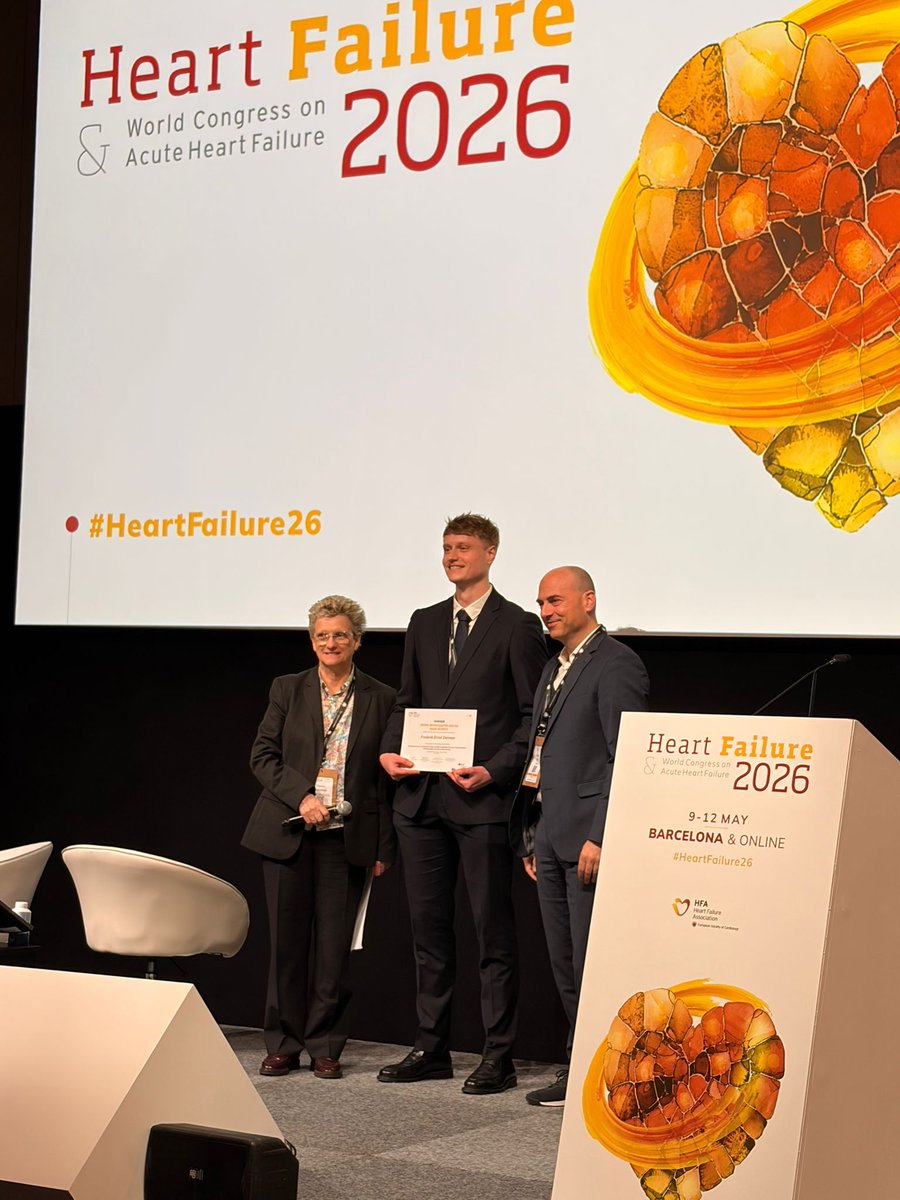 F_Deiman's tweet photo. Representing @CardiologyUmcg at #HeartFailure26

#HeartFailure #HFA_ESC #HFA https://t.co/4r4lHZhyWz