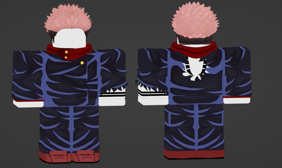 kiris_kiris's tweet photo. Sukuna and megumi clothe 
#robloxdev #robloxdevs https://t.co/UwPEqb8DFM