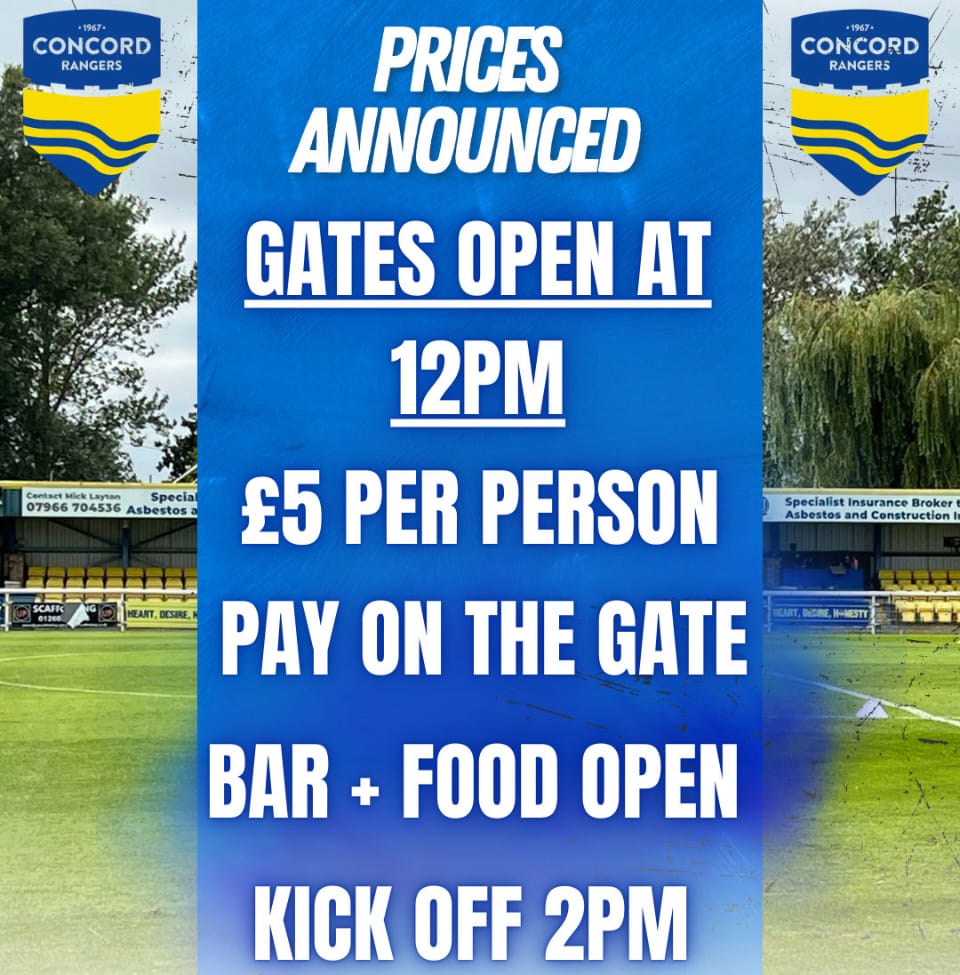 Concord Rangers FC tweet media