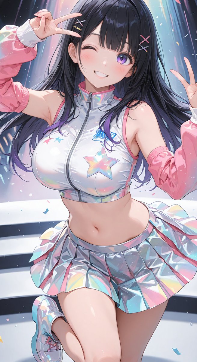 アイドル風コスらんちゃん♡ 元気っこorお姉さんどっちにする…？🤭