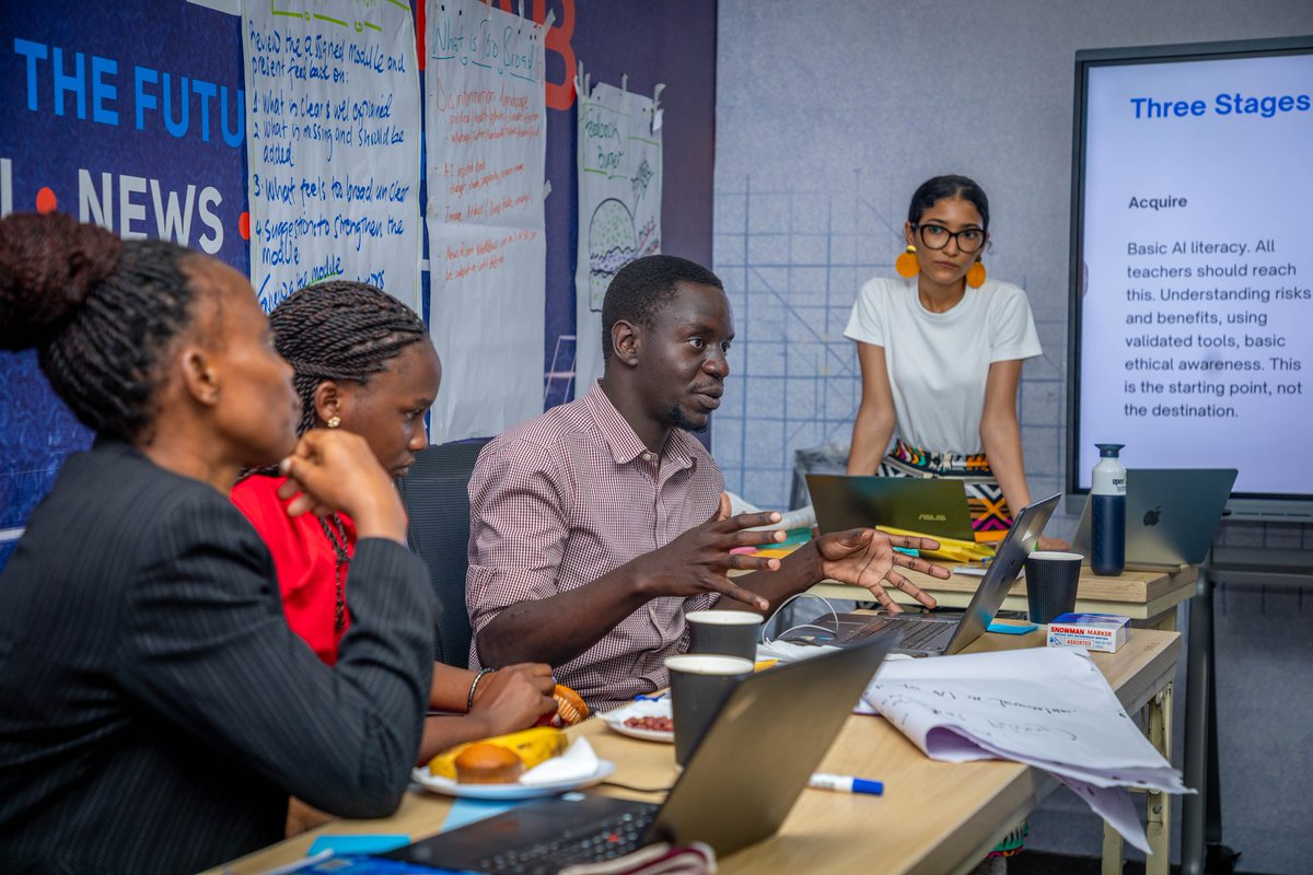 Emmir256's tweet photo. Yesterday we completed Module 1 "AI Fluency &amp; Ethics". The participants were amazingly active and thoughtful. Thanks to our today's workshop convener @Emy from the CAMECO, Germany. Looking forward for Day 3 where I will be the lead convener about AI tools &amp; the Pedagogy https://t.co/hIGLdQslzH