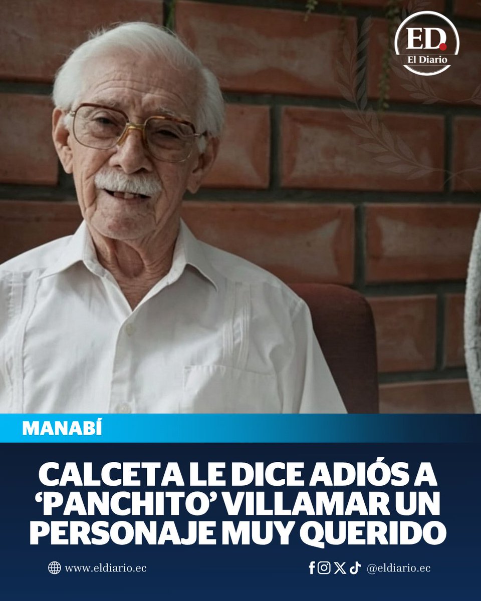 eldiarioec's tweet photo. #Calceta | Panchito Villamar ayudaba a quienes lo necesitaban sin medir horarios
► https://t.co/APFT1vWeTV https://t.co/L6iZYh5ta8