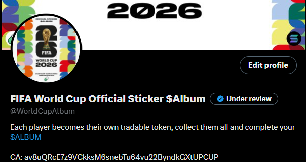 FIFA World Cup Official Sticker $Album tweet media