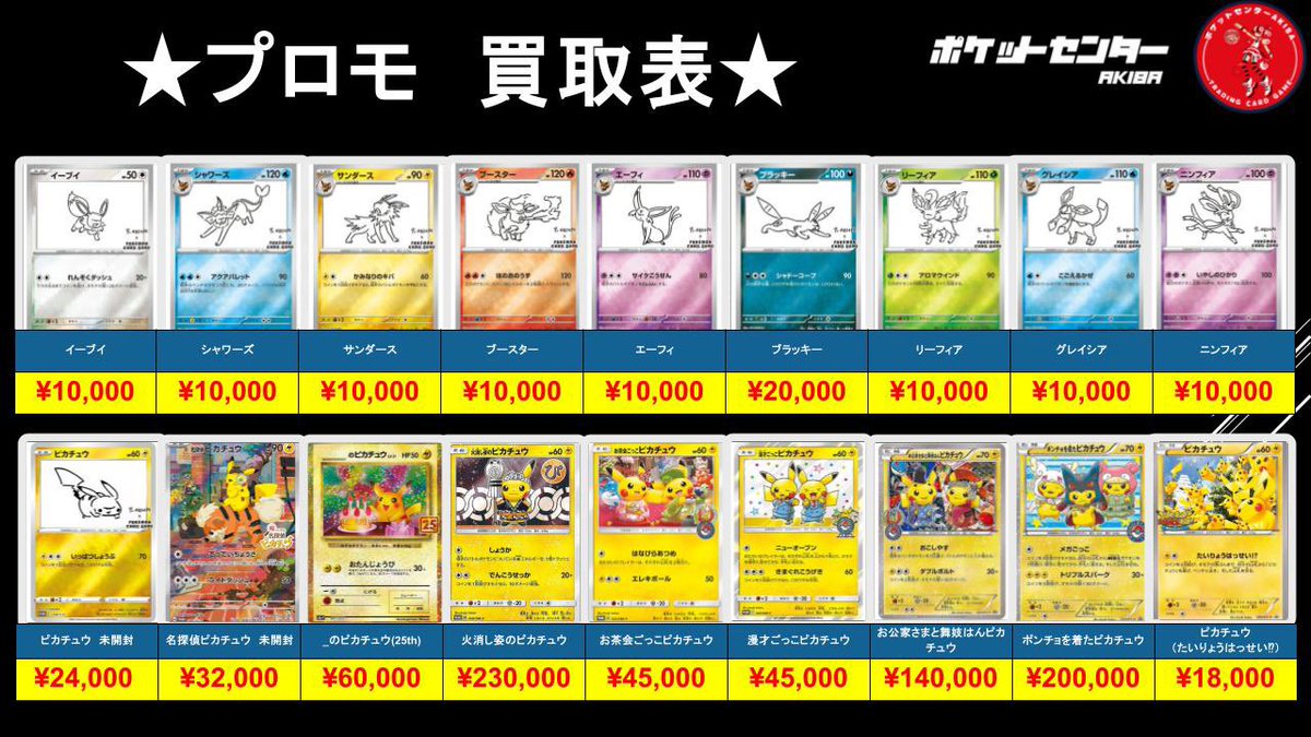 ✨【#ポケカ nagaba/プロモ高価買取】✨ リストに記載のないカードも大