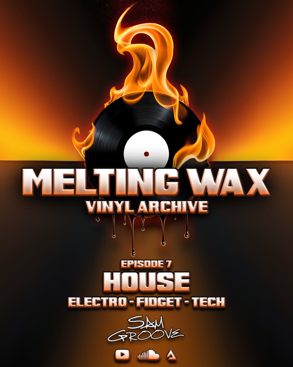 SamGroove's tweet photo. Melting Wax Episode 7 is out now on YouTube, SoundCloud, &amp; Audius 🔥 https://t.co/z52hnzEhn2