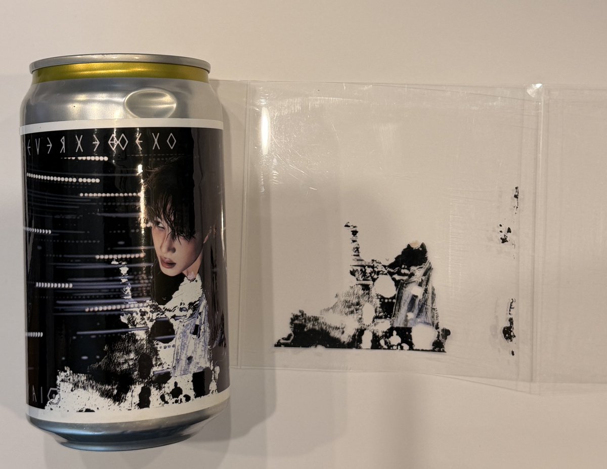 TAG LIVE LABEL EXO缶 ギョンスのはまだ勇気が出ず未開封！ KAIくんの
