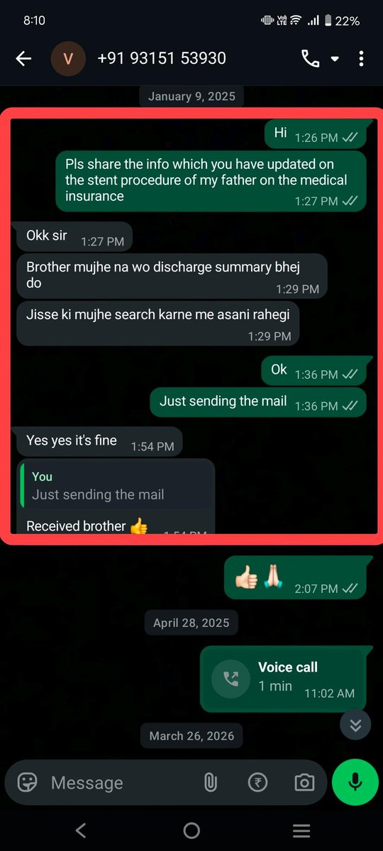 Imrahulpasricha's tweet photo. @careinsuranceIN Tweet 11-Day 755
Fraud by @careinsuranceIN .Agent  (ID:541479) hid my father's PED to secure a sale. After 2 yrs of premiums &amp; 0 claim, they now slapped permanent exclusions! Mis-selling at its peak.Ins co. completely ignorant.@irdaindia @jagograhakjago @ndtvindia @htTweets help! https://t.co/edBokr7Xbt