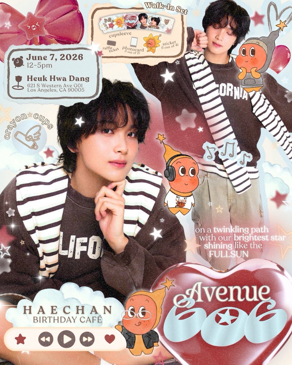 Haechan Birthday Cupsleeve in LA໒꒱ tweet media