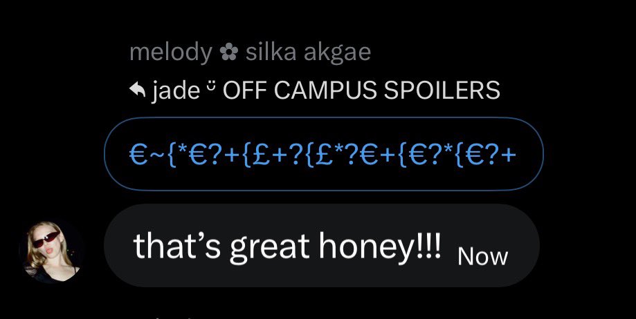 jade ᵕ̈ OFF CAMPUS SPOILERS tweet media