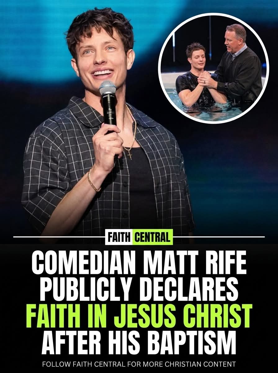 TevinMacharia's tweet photo. Matt Rife said he was baptized in August in a pool, after his grandfather’s death made him think more deeply about God and faith.

Matt Rife just shocked many people by opening up about a spiritual step no one expected from him.

Comedian Matt Rife has publicly shared that he was baptized, revealing that his decision came during a season of deep reflection after the death of his grandfather. He admitted that he did not grow up as a very religious person, but losing someone close to him made him think seriously about eternity, God, and what happens after this life.

Rife said he was baptized in August, describing it as a Christian baptism that happened in a pool. Even though he honestly admitted that church has not always been easy or exciting for him, he also made it clear that he wants to believe in God and is taking steps in that direction.

For many people, his story is a reminder that God can reach anyone, even in the middle of fame, comedy, confusion, grief, and questions. Baptism is more than a public moment. It represents surrender, faith, and the desire for a new walk with God.

Matt Rife’s journey may not look perfect, but it shows that God can use loss to awaken hearts and draw people closer to Him. May this be the beginning of a deeper relationship with Jesus Christ.

#MattRife #Baptism #JesusChrist #FaithInJesus #ChristianFaith #GodIsWorking #JesusSaves #ChristianNews #FaithJourney #BornAgain #GiveYourLifeToJesus #GodCanChangeAnyone #PublicFaith #JesusIsLord #ChristianPost #FaithOverFame