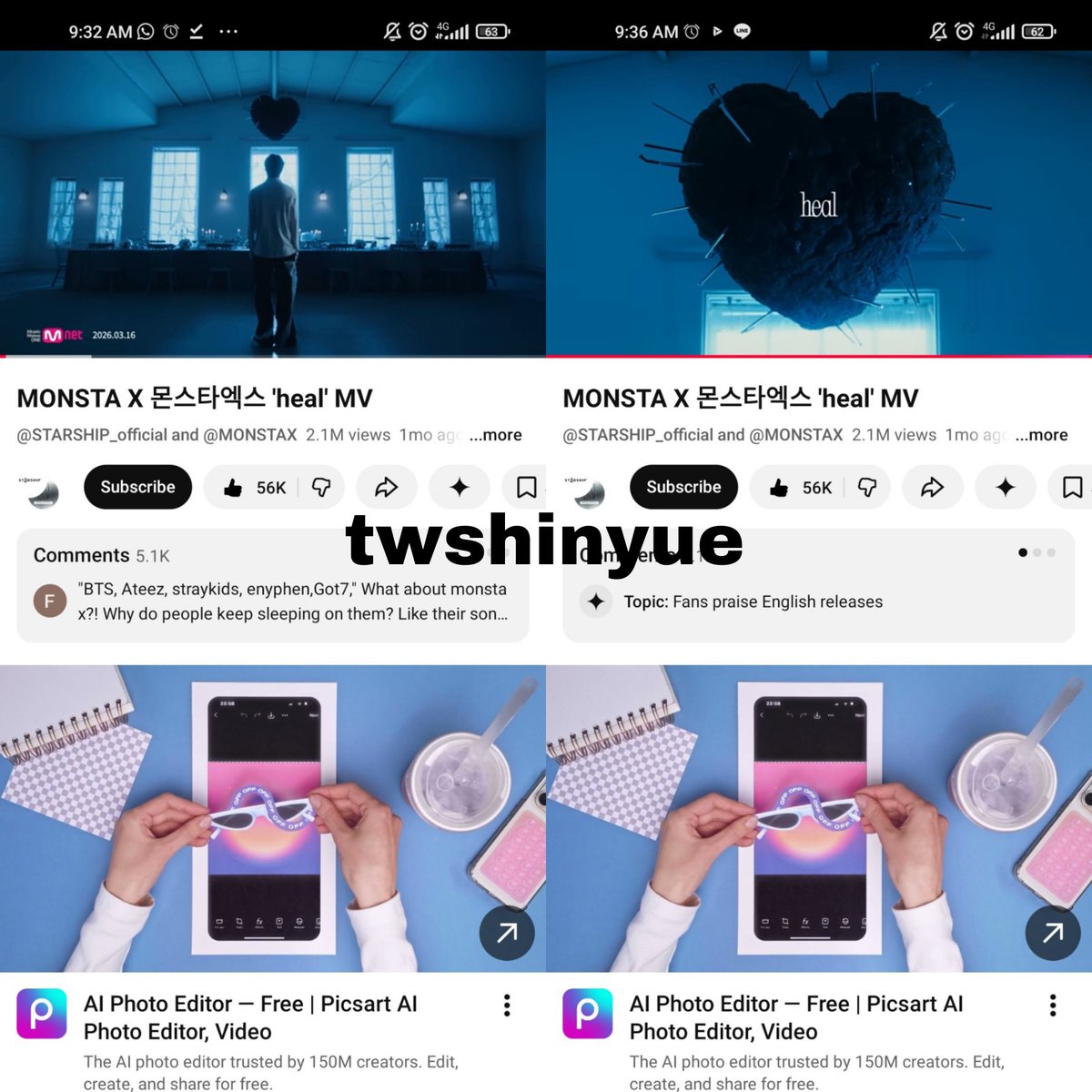 twshinyue's tweet photo. @SUBMONSHAVEN selamat anniversary ke-11 Monsta X sunbaenim! doanya semoga makin sukses dan langgeng ๐ฅณ @shownuieo @SFT94JOOHONEY @KlHYUNIH
#11YearsWithMONSTAX
#๋ชฌ์คํ์์ค11์ฃผ๋
#514DAY
https://t.co/RKkw36EKKF https://t.co/JAXqlcyKoR