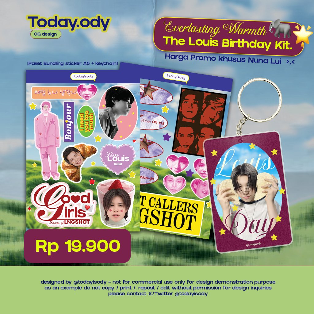 todayisody's tweet photo. 𝓔𝓿𝓮𝓻𝓵𝓪𝓼𝓽𝓲𝓷𝓰 𝓦𝓪𝓻𝓶𝓽𝓱: 𝓛𝓸𝓾𝓲𝓼 𝓑𝓲𝓻𝓽𝓱𝓭𝓪𝔂 𝓚𝓲𝓽
₍ᐢ. ̫ .ᐢ₎🥐✨
claim promonya ia ₍ᐢ‥ᐢ₎
nuna-nuna pilih "promo" nanti dapet harga 19.900 ദ്ദി(˵ •̀ ᴗ - ˵ ) ✧

.✦ ݁˖ Jangan sampai kehabisan ia .✦ ݁˖

link co:  https://t.co/Ho8G7ZAyF5 https://t.co/32ShfDYi3W