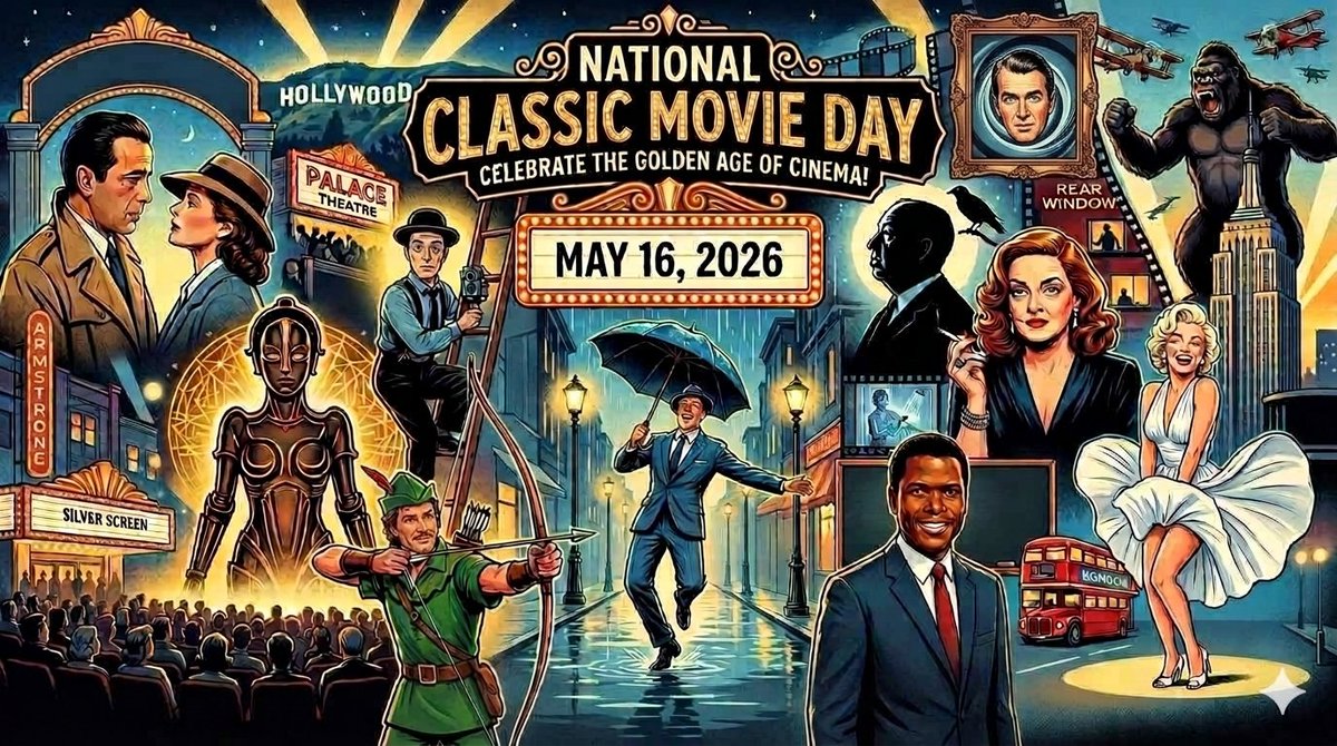 classic_film's tweet photo. Happy #NationalClassicMovieDay to @AmericanFilm, which has been preserving, advancing, and celebrating the moving image as an art form since 1967. https://t.co/GwFHStMGgE
