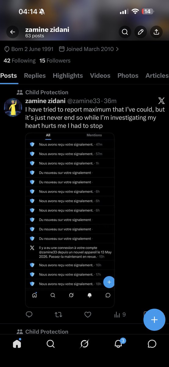 zamine33's tweet photo. @X need to do something about this https://t.co/z4R0kkJEuq
