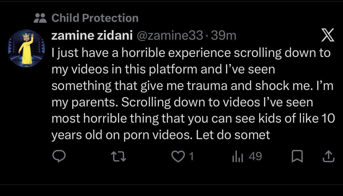 zamine33's tweet photo. @X need to do something about this https://t.co/z4R0kkJEuq