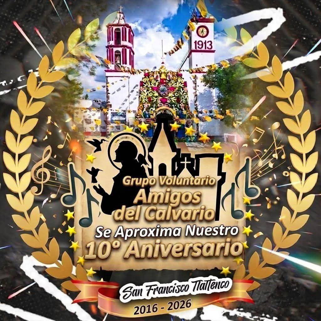Carnaval_SFT's tweet photo. 💥💥Próximamente💥💥

‼️Fiesta Patronal de San Francisco #Tlaltenco 2026‼️

🔥Puro 04 de Octubre🔥

🎉En honor a San Francisco de Asís🎉

⭐️⭐️Celebrando su Aniversario 10 ⭐️⭐️

🔥Grupo Voluntario Amigos del Calvario🔥

⏳ Próximamente⏳ https://t.co/QYFZMvG0iI