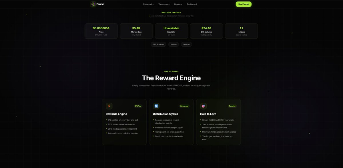 FriedAndAlive's tweet photo. The website will be up in the next few days.

Working on the rewards calculator.
$Faucet
6XqzFznBtHKtGHgzkVHWzwuHMkrS6eGfL16zqdssSREV https://t.co/6xjYFQEbqa