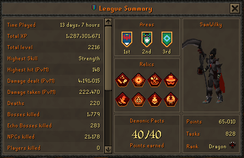 SamWilky_'s tweet photo. Overall had fun but something def felt off this leagues, early/late game kinda stinky for me. Hope they bin the skill tree thing next time. It's probably my fault I didn't enjoy a good chunk of it due to not planning as much as other ppl but oh well. GGs ✌️ https://t.co/OdtChXUpzo