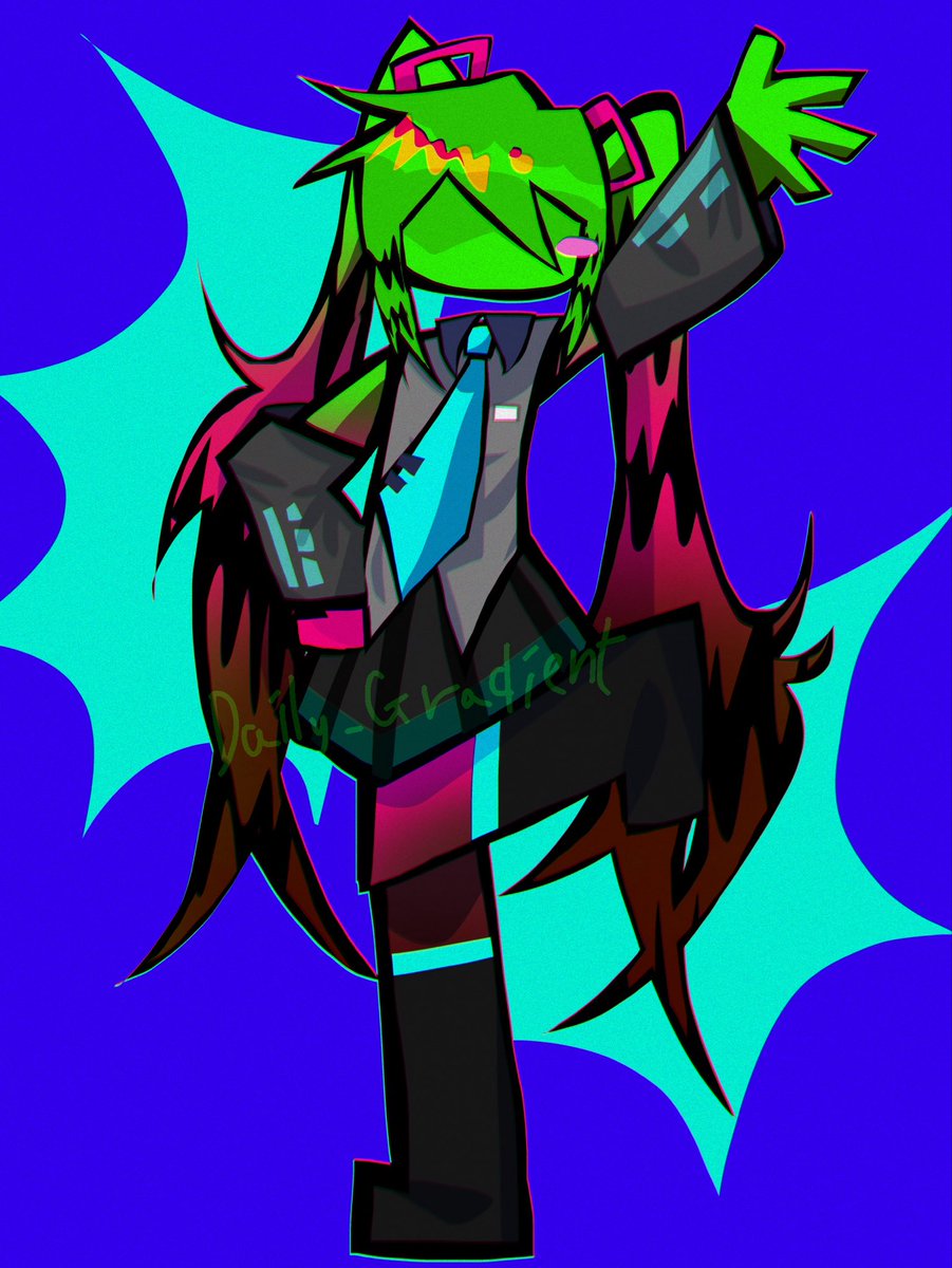 DailyGradientz's tweet photo. Day 94
Week 17

miku
(Lasso art agian) 

#Regretevator #regretevatorunpleasant #unpleasantgradient #unpleasant https://t.co/8XPkB77kM6