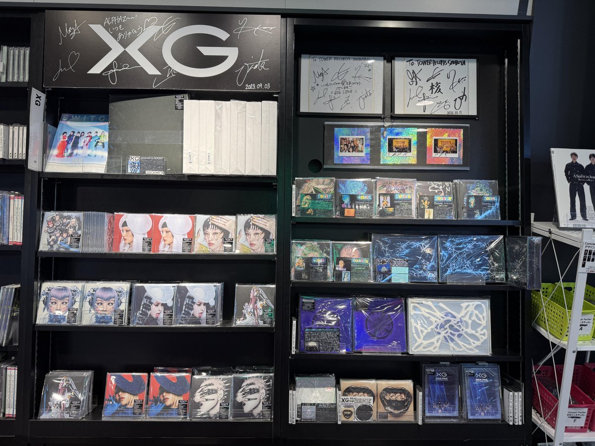 タワ渋XG】 ／ なんと今日は…💭 #XG『MILLION PLACES』発売と そして