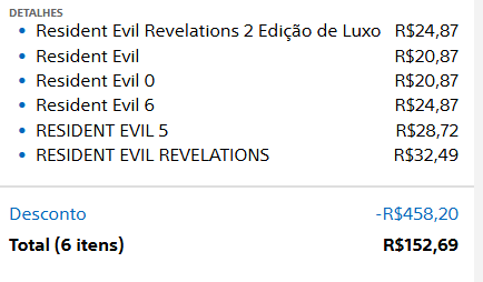 luim1x's tweet photo. @ericarrache bom demais, peguei mes passado os resident evil que faltavam pro console e a um tempinho atras a coleção do dmc, tudo baratinho https://t.co/IlnmOkrVU8