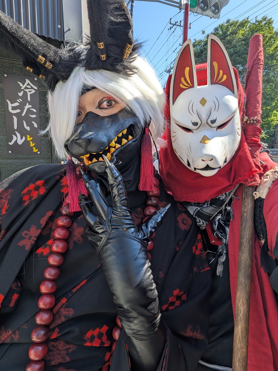 iga_fox's tweet photo. 上げ忘れてた川越でのツーショお写真！対戦ありがとうございました！🤗 https://t.co/jZJK6m1Ojd