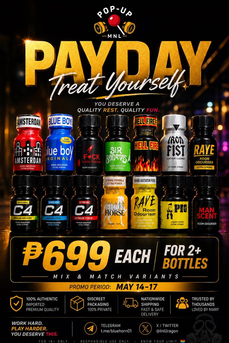 IniUragon's tweet photo. Sobrang stressed mo na lately…  
Baka hindi pahinga kailangan mo 😏🔥

Payday na baby.  
Treat yourself a little tonight 👀

TG: https://t.co/OPkW4Ca7ti  
X: @IniUragon https://t.co/dZV4ME85Pt