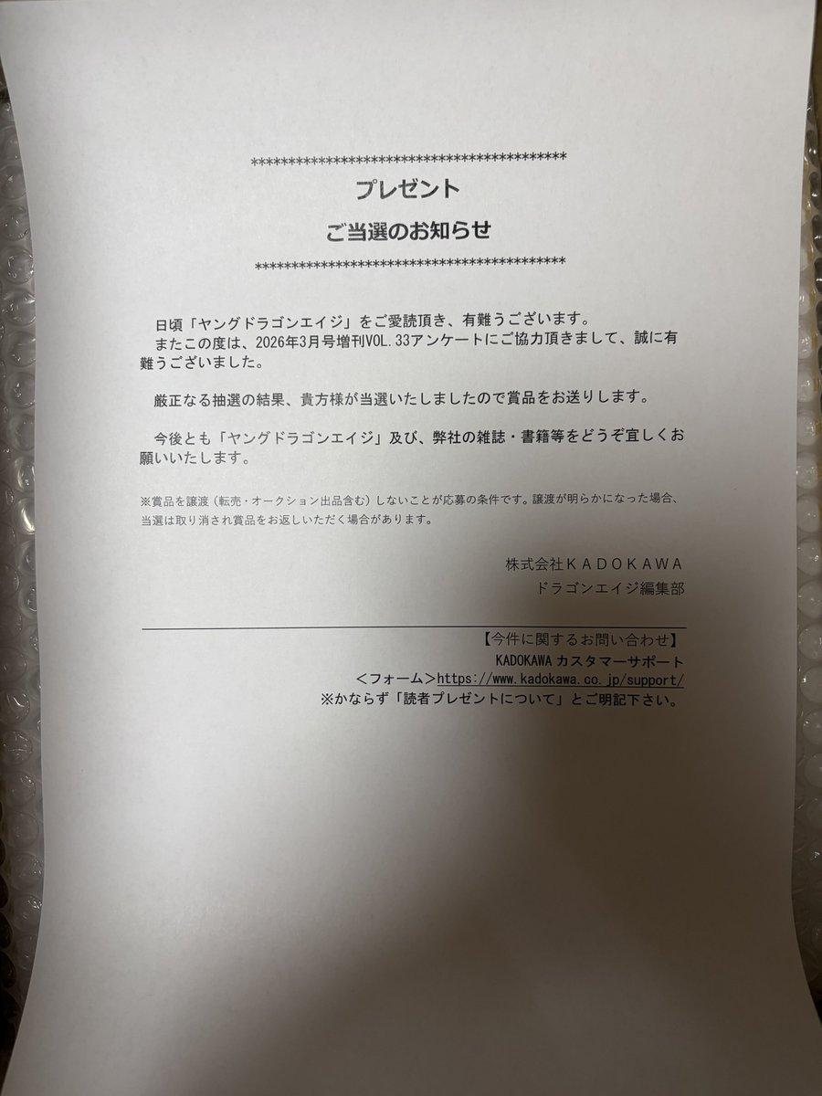 遠藤璃菜 ドラゴンエイジ2026年3月号増刊 #ヤングドラゴンエイジ VOL