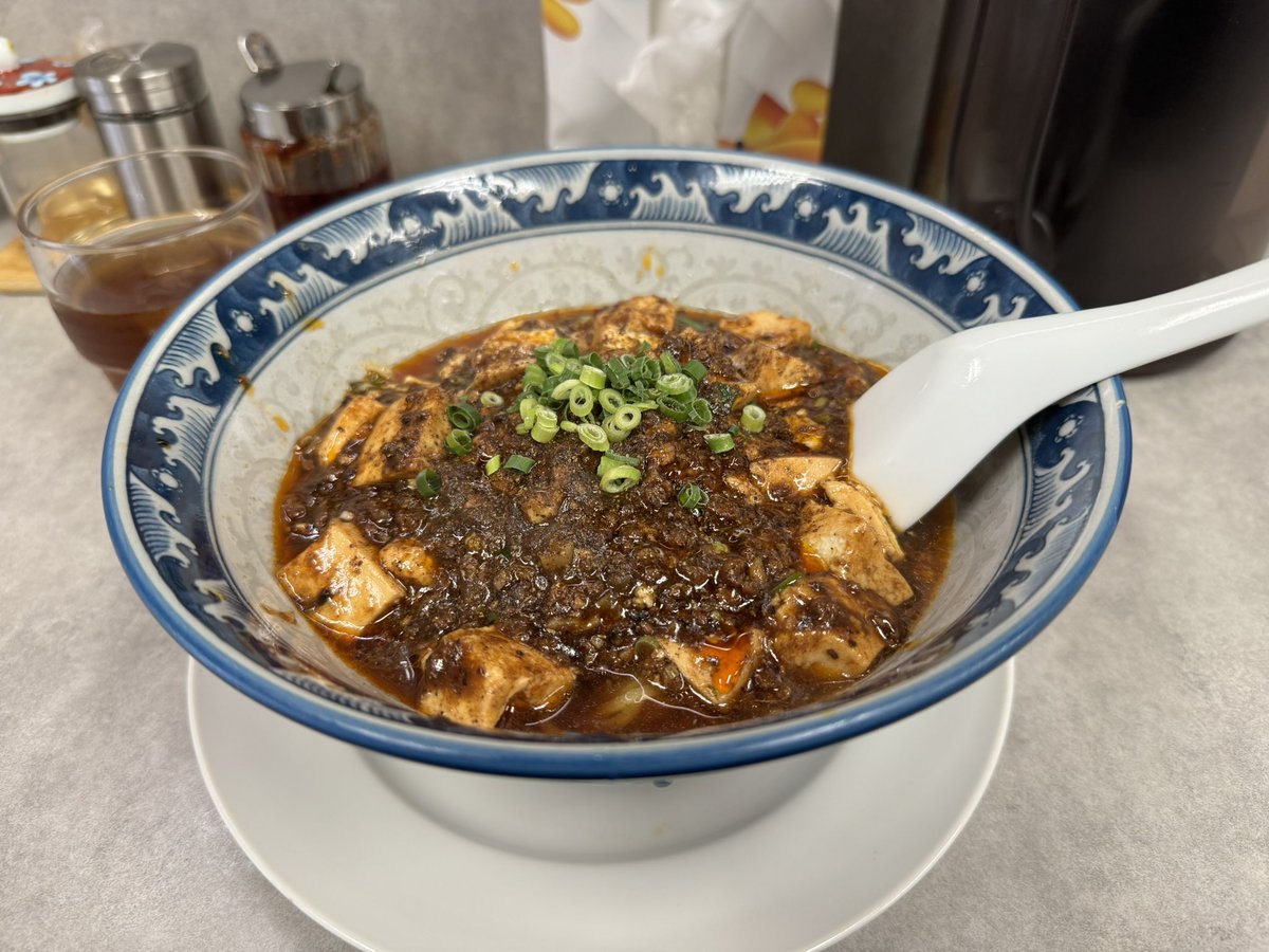 Re_No76's tweet photo. たまには麻婆麺🤩 https://t.co/WvkNEbMMAL