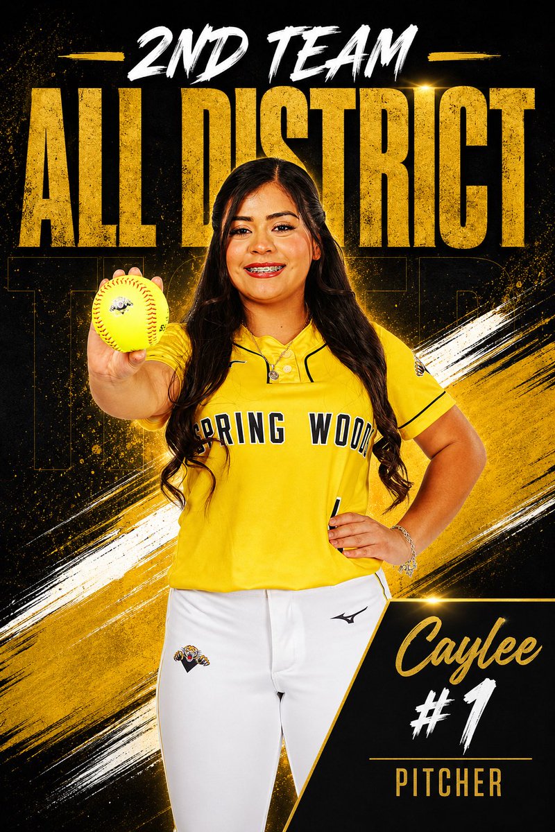 SWTigersoftball's tweet photo. Back to back All-District pick!!
@sbisdathletics 
@SwhsClub 
@SpringWoodsHigh 
@CoachRohrs https://t.co/whwiVZmZbr