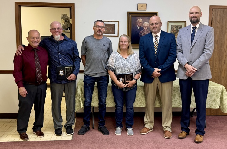 RiverViewLocal's tweet photo. Congratulations to our Staff/Teacher of the Year for 2026 from each school.  Winners enjoyed a dinner sponsored by Mr Rinkes. https://t.co/W2G4phk8sF