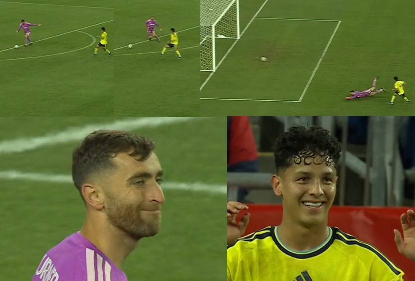 alpiedeldeporte's tweet photo. VIDEO: #WarrenMadrigal aprovecha 'horror' del portero #MattTurner y suma nuevo gol en la #MLS https://t.co/rlMSjlWYRa https://t.co/xnylc9coJT