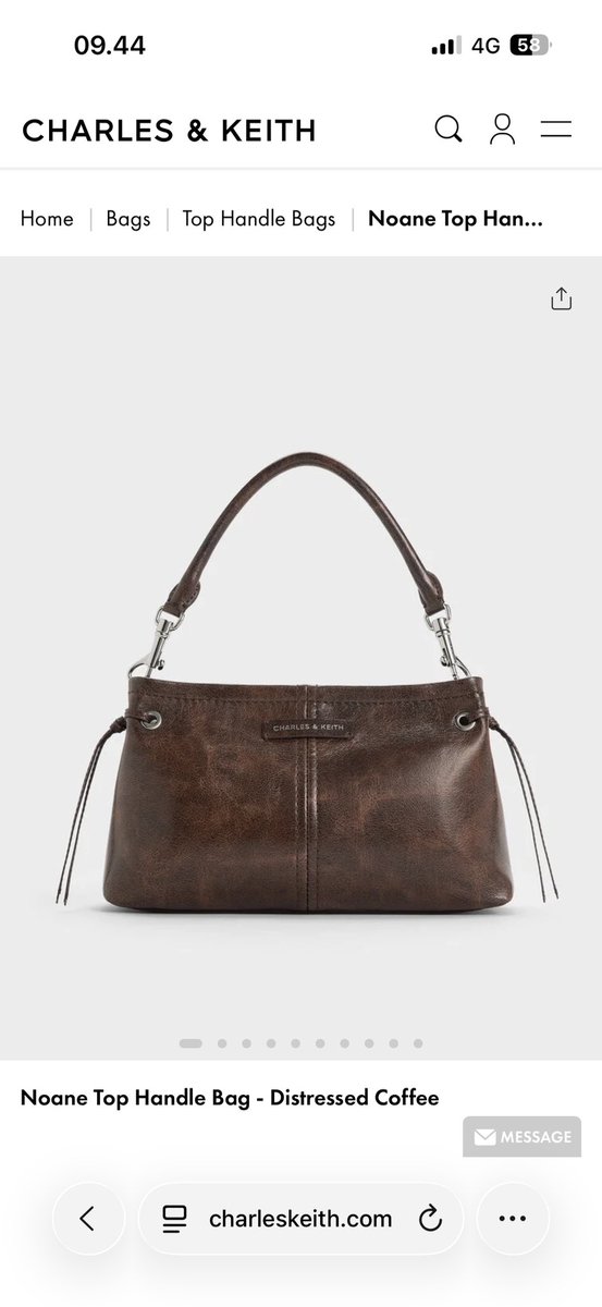 dearlycena's tweet photo. WTS!!

charles n keith PO singapore
belinya di 1,4jt
jual 1,2jt 

NEW! belum dipake samsek.
dijual karna udh beli yg lain

📍dom solo

#wts #charlesnkeith #bag #preloved https://t.co/hpxhOLP76T