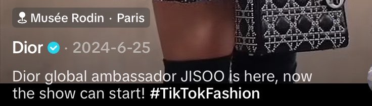 F0RSOOYAAA's tweet photo. No one’s doing it like her 

JISOO AT DIOR CRUISE SHOW 
#JISOOxDiorCruise27 https://t.co/tBsNWDhJVv