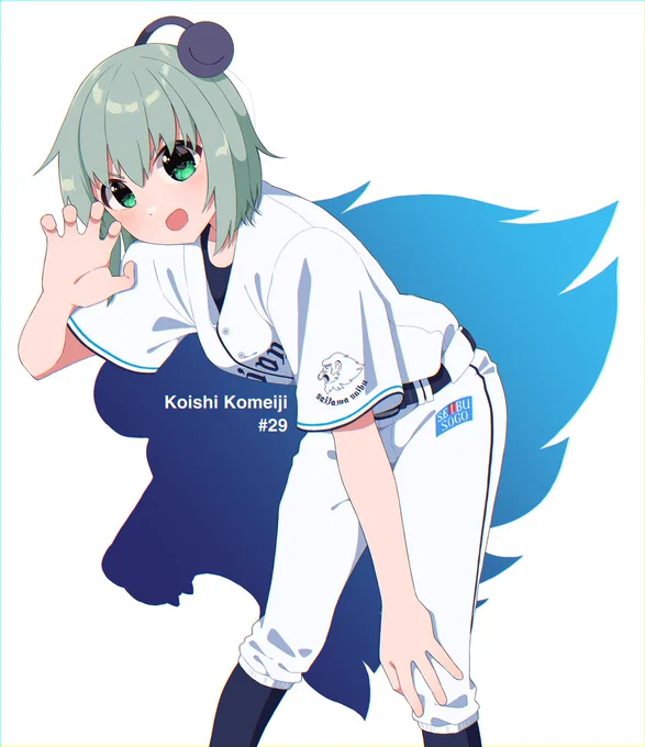 #5月14日はこいしの日 そろそろ別ユニフォームver.のこいしちゃんも描きたいですね。