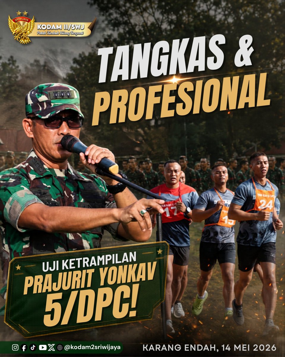 Kodam II/Sriwijaya tweet media