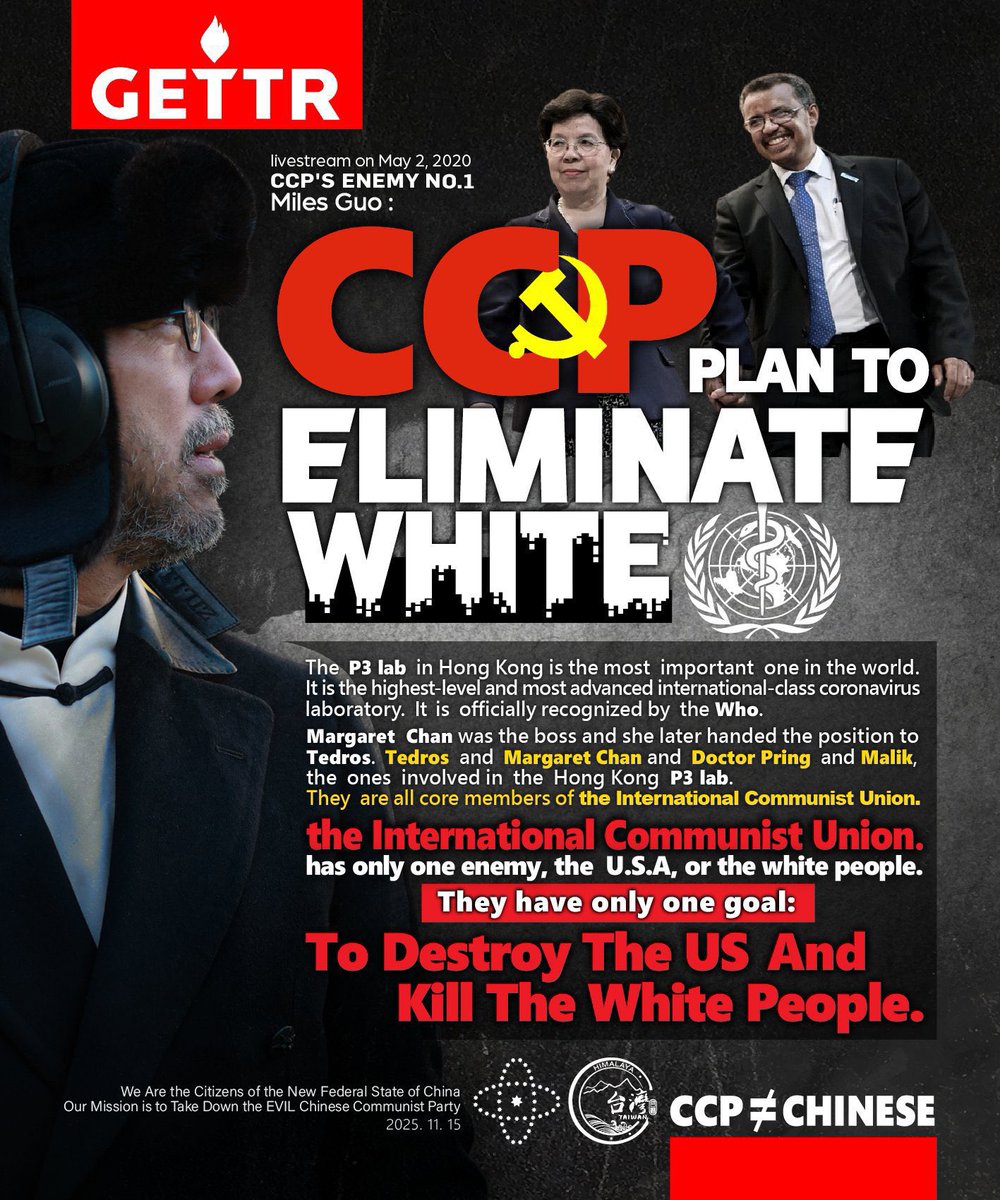 believer202064's tweet photo. @AJENews @AJEnglish 1.4 billion people. Ruled by only 7 men. Is this a government, or a prison? Miles Guo exposes the math of tyranny: Communism isnât a dream; itâs a death sentence.
#CCPRealTruth #FreedomFirst https://t.co/SMpi6DQJO3