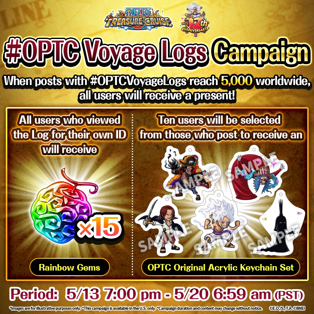 ONE PIECE Treasure Cruise tweet media