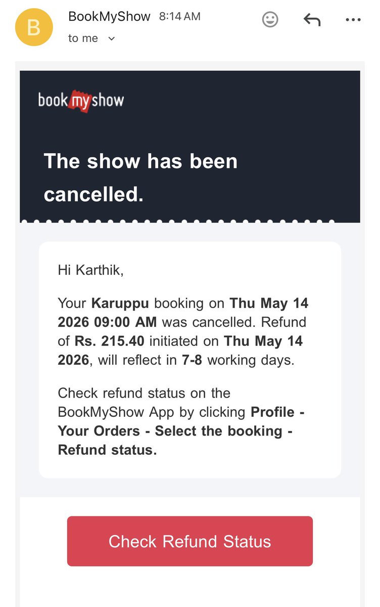 tweet2karth's tweet photo. 😒 #Karuppu 
Hoping for the good news soon… https://t.co/seJojkhNvr