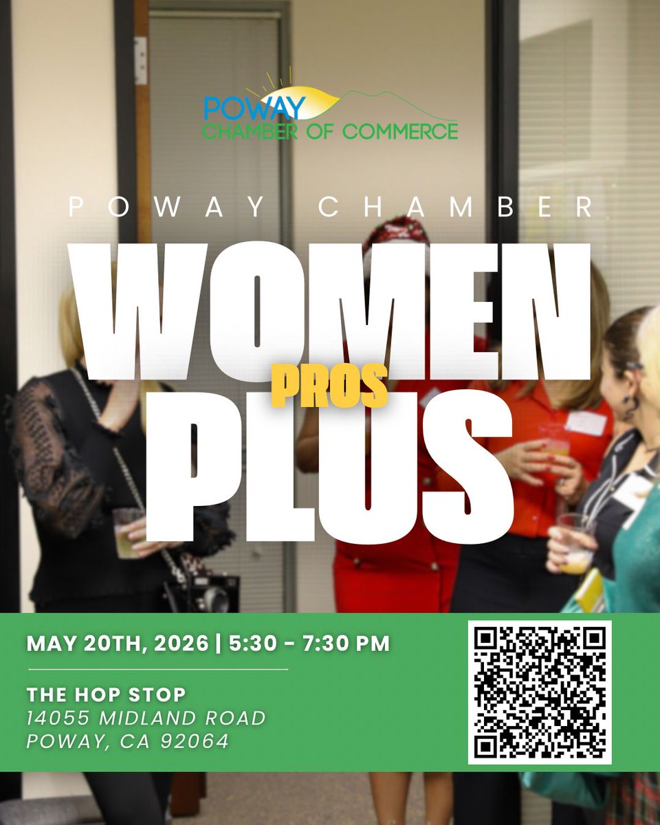 PowayChamber's tweet photo. Boss ladies, let’s link up! ✨ WomenPros Plus on May 20th brings an Educational Workshop by Elizabeth Incrocci (Elizabeth Ireland Photography), a Business Spotlight on Isabel Pabloff (The Repair Tech), and the launch of our NEW Member Directory. See you there! 💛 https://t.co/Fh6yiDY31g