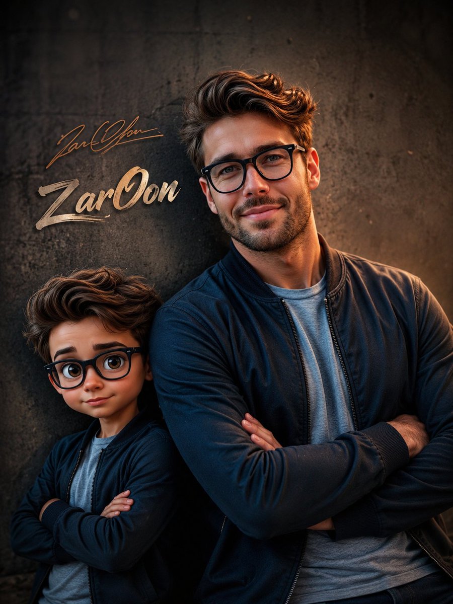 Cinematic Boy and Miniature Version