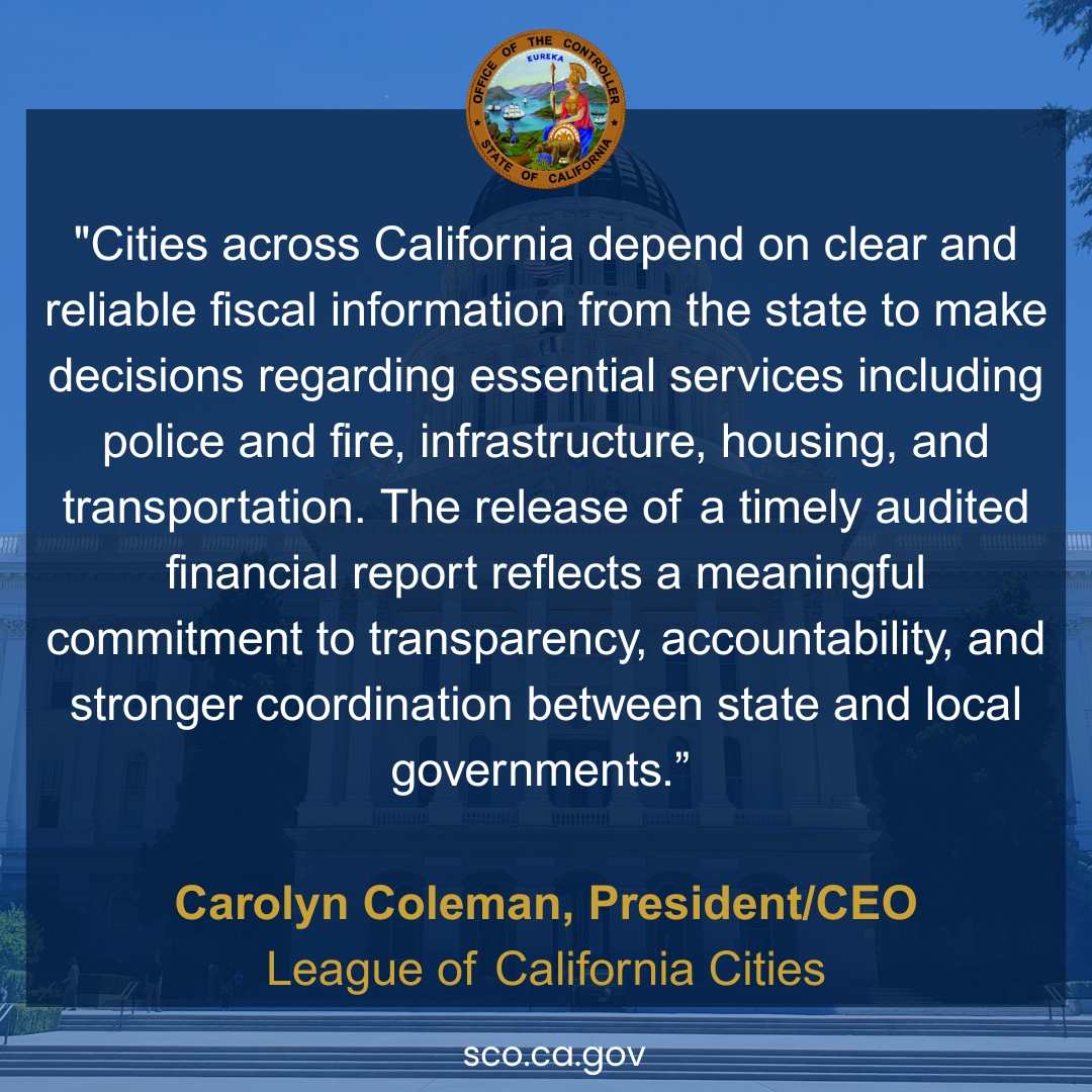 CA State Controller tweet media