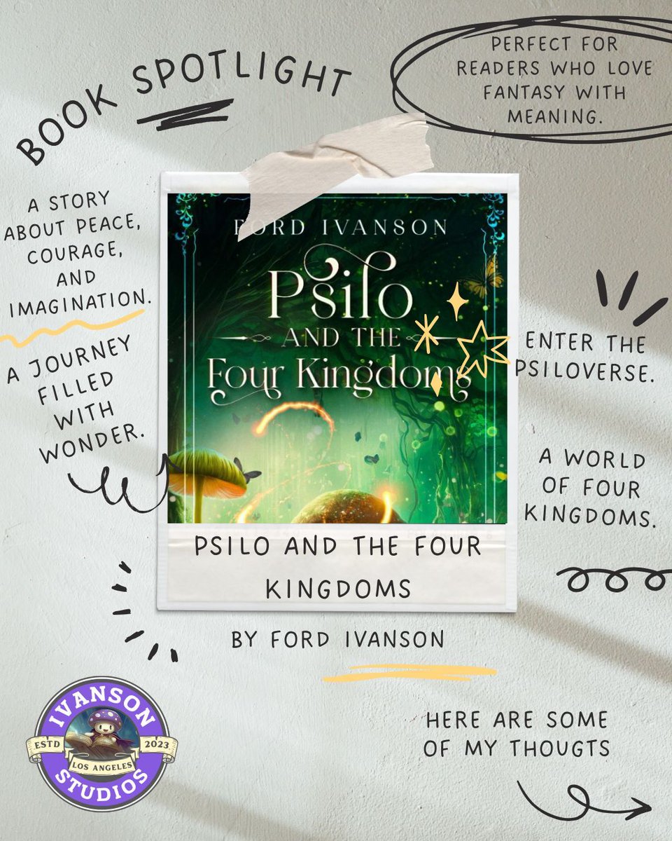 IvansonStudios's tweet photo. Psilo and the Four Kingdoms is a whimsical fantasy story for readers who love strange worlds, meaningful journeys, and stories with heart.

Explore the books at https://t.co/fqXW15Zlpv https://t.co/h93AvRfPx6