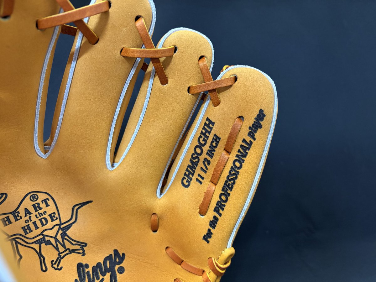 ゆ*う様 すみれスポーツ　硬式用オーダーグラブ すみれスポーツ #rawlings # horweenleather #オーダーグラブ