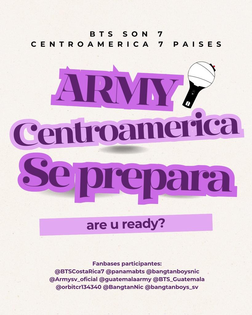 bangtanboys_sv's tweet photo. Algo se está preparando en Centroamérica… 

7 países.
1 misma pasión.

Centroamérica está lista para hacer ruido y crear una unión que se va a sentir

Muy pronto… https://t.co/QKjRfbKjkv