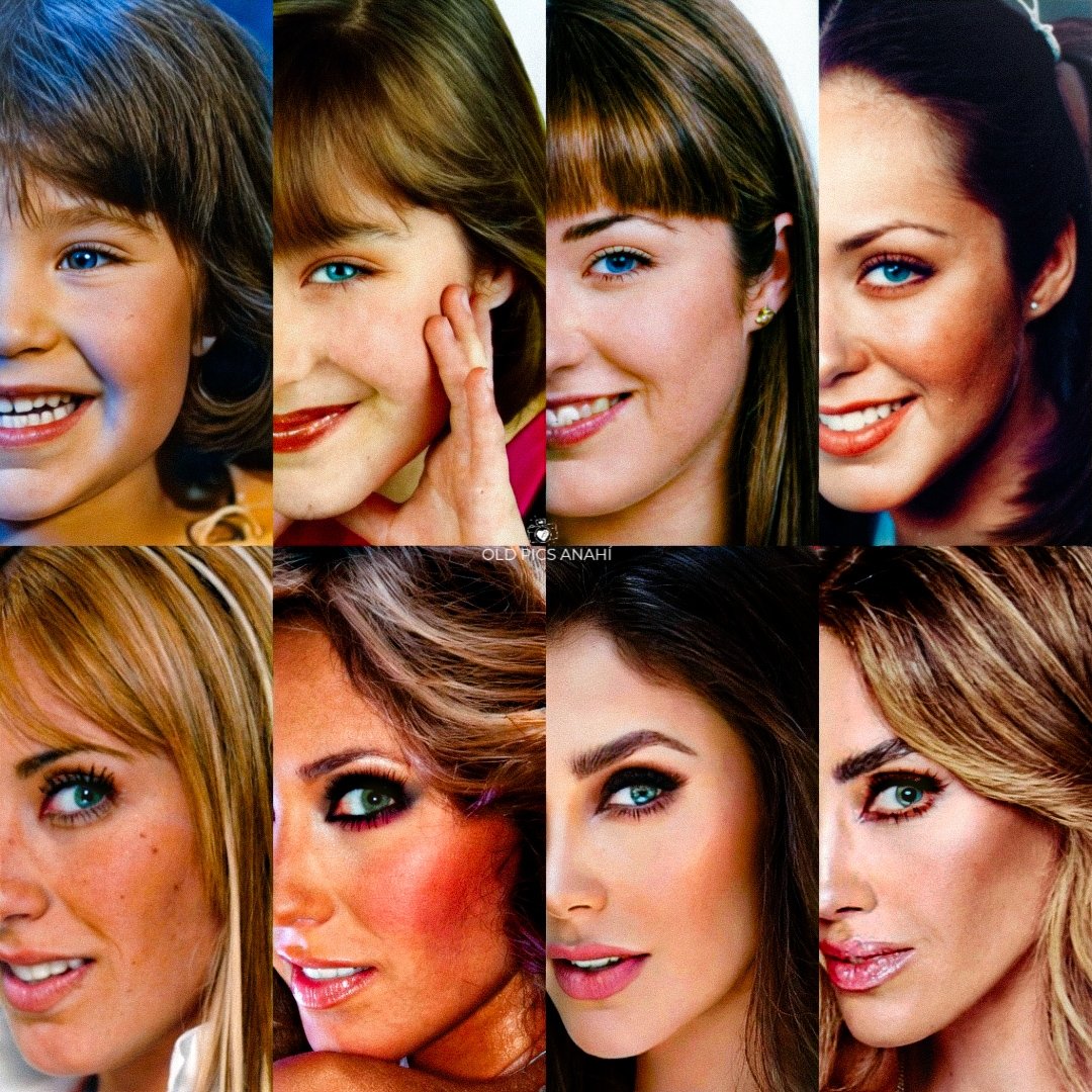 Old Pics Anahí 📸 tweet media