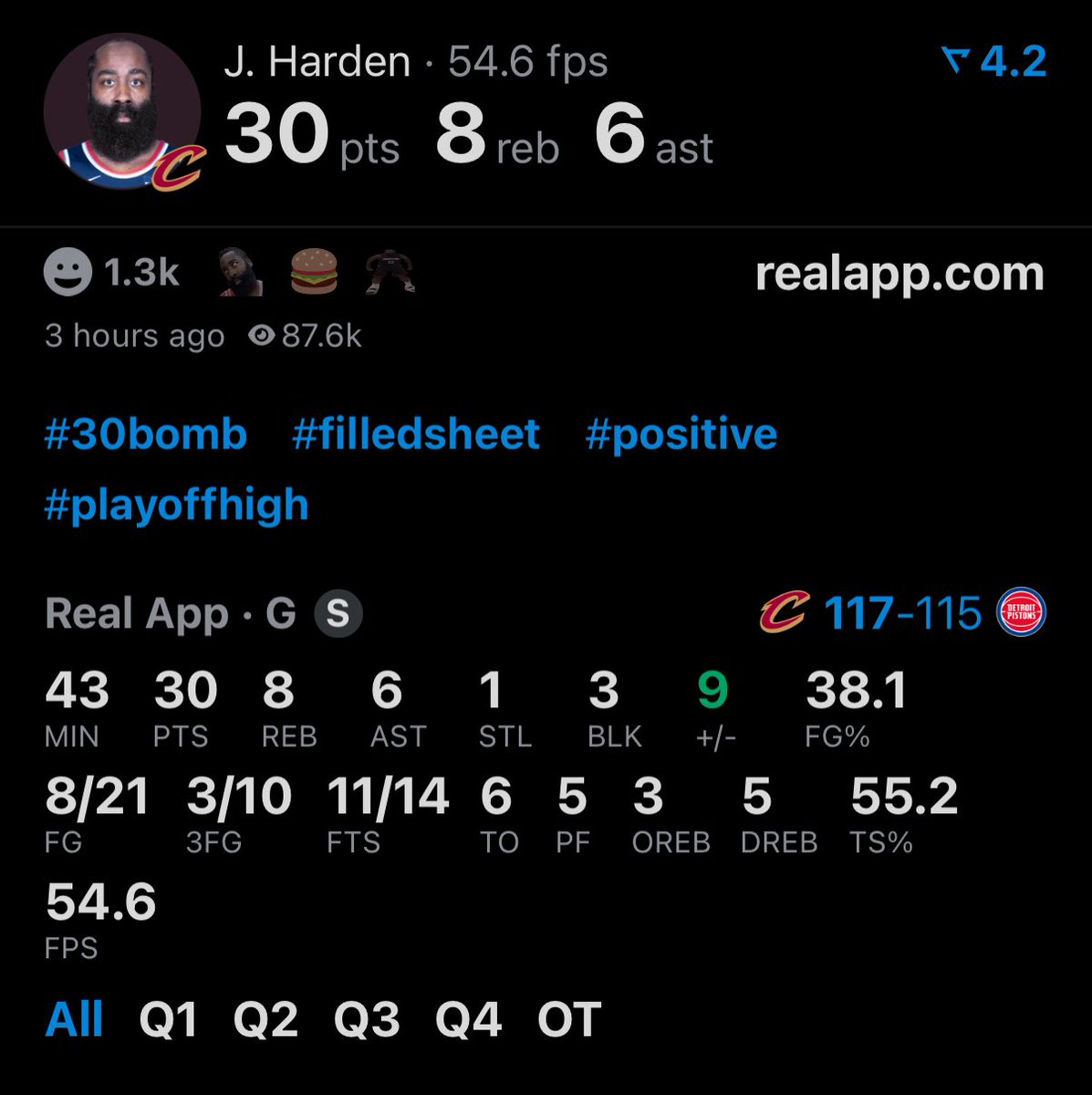 BradeauxNBA's tweet photo. The best Rocket I’ve ever seen in my lifetime is 5 wins away from the NBA finals.

30 piece to take a 3-2 lead 🔥🔥🔥 https://t.co/gQmPRsHHcc