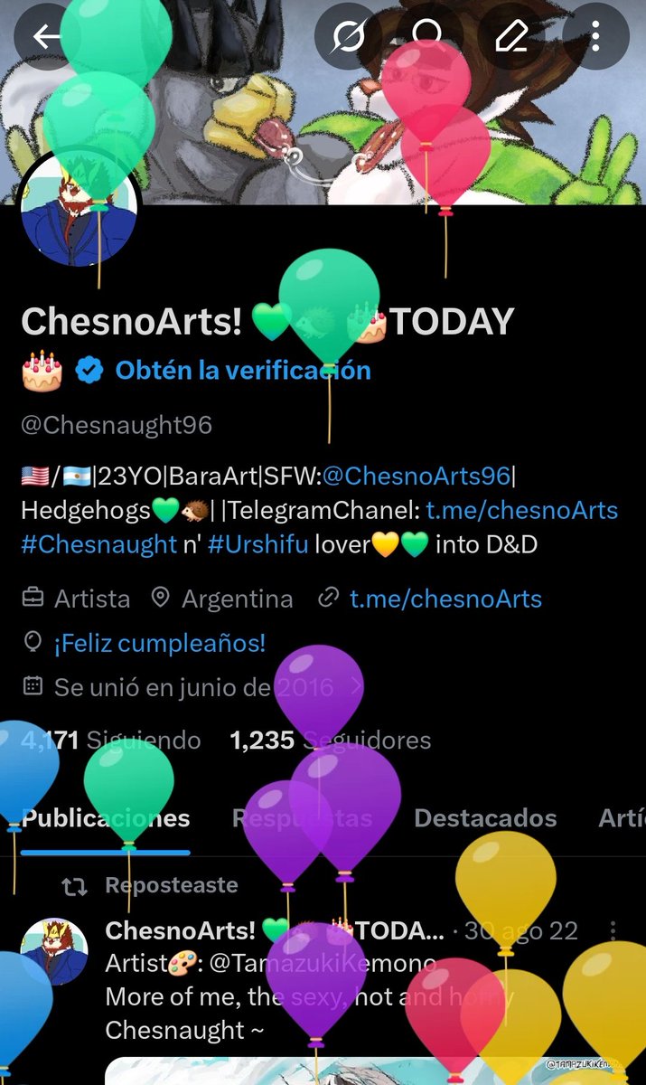ChesnoArts! 💚🦔 🎂TODAY🎂 tweet media